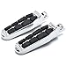 Krator ZZ014-C Foot Rest (Harley Davidson All Years) Tombstone Front & Rear Foot Peg Chrome Tombstone Motorcycle Foot Peg Chrome L&R)