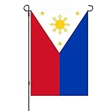 The Philippines Flag Small Mini Filipino Garden