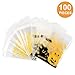 VIPITH Halloween Cellophane Bags, 100 Pcs Resealable Pumpkin Demon tree Cellophane Treat Bags with Adhesive Closure for Bakery, Cookie, Candies, Dessert Poly Bags, 3.9 * 3.9 Inch