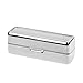 Kloud City Steel Lipstick Case with Mirror and Velvet Lined Lipstick Holder Makeup Case Jewelry Box