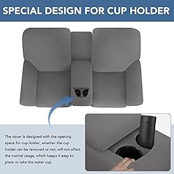 Easy-Going Stretch Recliner Loveseat Cover with