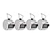 Bestsupplier Hand Tally Counter, Pack of 8 Color Hand Tally Counter 4 Digit Tally Counter Mechanical Palm Click Counter Count Clicker Assorted Color Hand Held Counter Clicker for Sport Stadium Coach