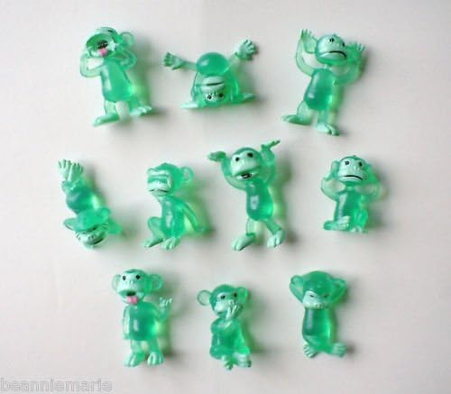 small plastic monkey figures