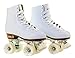 CHICAGO Women's Leather Lined Rink Roller Skate, White