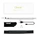 CISCLE Stylus Pens for Touch Screens, 2 in 1 High Sensitive Rechargeable Active Stylus Tip, 5 Mins Auto-Off Smart Digital Pencil Compatible for Apple iPad, iPhone, Android Tablets-White