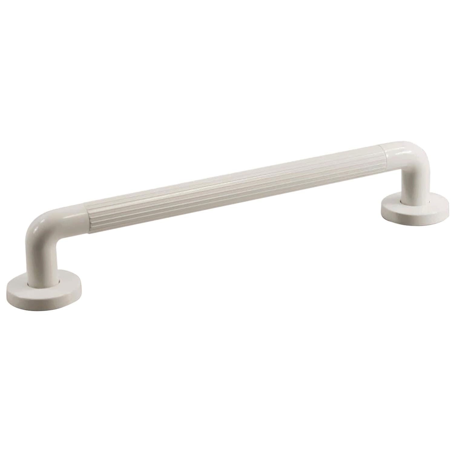 Aidapt Safety 300mm (12") Ribbed UPVC Plastic Grab Bar Support Rail Aid