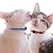 OFPUPPY 12 Pcs Cat Collars Breakaway - Reflective Nylon Safety Collars with Bell for Kitty Kitten
