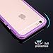 Costyle 10pcs/lot 10 Colors Clear Slim Bumper Cover Skin Case w/Metal Buttons Compatible iPhone 6 iPhone 6S 4.7 Inch-Black White Pink Purple Orange Yellow Blue Deep Blue Red Rose