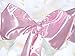 Spring Rose(TM) Pink Wedding Satin Chair Sashes(set of 10). These Are a Wonderful Decoration for Your Chairs. Be Sure and Add Them to Your List of Party Supplies.