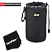 Xtech Large Soft Neoprene Lens Pouch for Canon, Nikon, Fuji, Leica, Sony, Panasonic, Pentax, Sigma, Tamron, Vivitar, Konica & Minolta Lenses