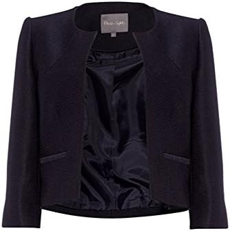 Phase Eight Texture Women's Open-Front Jacket Black 12
