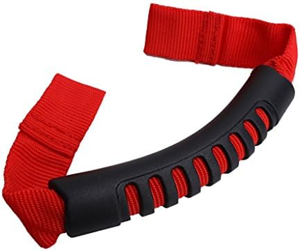 Accessories Car Roll Bar Handles Handrails Shooter PART OF THE BACK SEAT SUITABLE for Wrangler CJ YJ TJ Jk 1987 – 2016 Sports Utility Sahara Rubicon (Red)