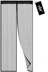 YRH Magnetic Fly Screen Door 120x220cm Heavy Duty No Drill Self-Sealing Mesh