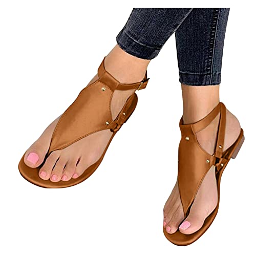 Women's Closed Toe Gladiator Fisherman Wedge Sandals Dressy Comfort Casual Woven Summer Shoes Hook and Loop sandals-*#0517-4