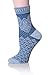Velice Womens Cotton Vintage Style Crew Socks 5-pack (Style V-2), One Size