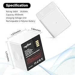 rapthor Upgraded 4950mAh Replacement