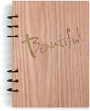Beautiful art Handmade Art Wood Notebook Refillable Diary Sketchbook Daily Notepad Notebook Cover Wood Journal Gifts