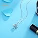 NEEMODA Crystal Necklace for Women Heart Clover Pendant Birthday Anniversary Valentines for Her Girls Fashion Jewelry