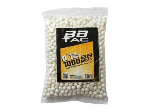 BBTac Airsoft BBs .12g Ammo 6mm (3,000 Round Bag, Multi Colors)