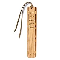 Stephen King Quote Engraved Wooden Bookmark with Tassel - Search B071NGWF1H to See Personalized Version.