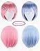 HalloweenCostumeParty Re:Zero Kara Hajimeru Isekai Seikatsu Rem Ram Maid Dress Cosplay Costume (M)