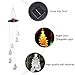 Missbee Solar Wind Chimes Colorful LED Lights - Tree Hanging Pendant Wind Chime Garden Decoration Aeolian Bells for Home Outdoor Yard Landscape Tree Adornment