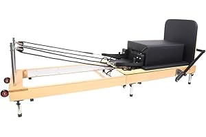 ARKANTOS Pilates Reformer Pro, Studio Grade Pilates Machine Bundle with Reformer Accessories, Reformer Box, Cardio Rebounder, Padded Jump Board
