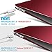 IBENZER MacBook Air 13 Inch Case Old Version 2010-2017, Soft Touch Hard Case Shell Cover with Keyboard Cover for Apple MacBook Air 13 A1369 1466 NO Touch ID,Wine Red,MMA13WR+1 N