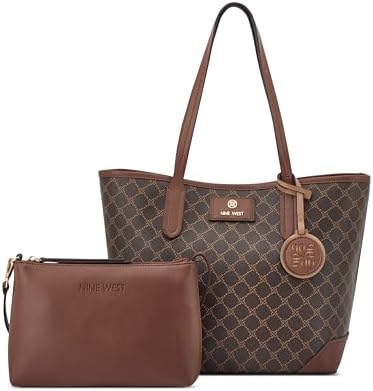 Amazon.com: Nine West Kyndall Trap Tote Pale Aqua LG : Clothing