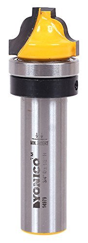 Yonico 14979 3/4-Inch Faux Panel Roman Ogee Groove Router Bit 1/2-Inch Shank