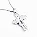 925 Sterling Silver Cubic Zirconia Faith Hope Love Cross Pendant Necklace for Women Christian Easter Gifts Jewelry, Box Chain 18 Inch (Cross1)