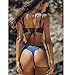 Leadmall Women’s Push Up Bikini Set – Ladies Sexy Crew Neck Brazilian Corp Tops Thong Swimsuit High Cut Bathing Suit Beachwearthumb 3