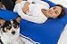 Meiz Pregnancy Pillow - U Shaped - Body Pillow for Pregnant Women and Back Pain Relief - Pregnancy Pillow with Cooling Jersey Cover (Navy Blue)