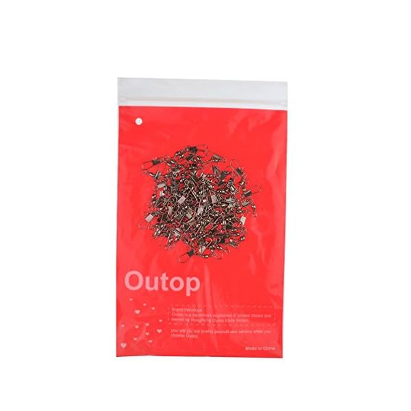 100pcs-Barrel-Swivel-with-Safty-Snap-Connector-Solid-Rings-Fishing-7-B