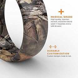 Mossy Oak Agua Blacktip Camo Silicone Ring by