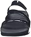 FitFlop Women's Superjelly Twist Flip Flop, Black, 8 M US