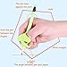 6 Pack Pencil Grips for Kids - Children Pen Grip Hand Writing Help - Assorted Writing Aid Holder Trainer Posture Correction Finger Grippers for Kids Learning to Write Special Needs (Random Colors)