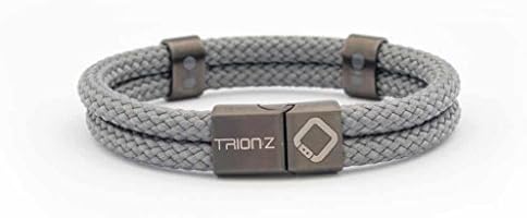 Trion:Z Zen Loop Duo Magnetic Ion Therapy Bracelets with Patented ANSPO Technology for Joint Pain Relief Arthritis Carpal Tunnel Knee Wrist Pain and Sporting Injury Wristband Men Women - Perfect Gift
