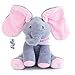 Flappy Ear Lena The Elephant Peek-a-boo Interactive Sing and Play Plush Toy for Baby