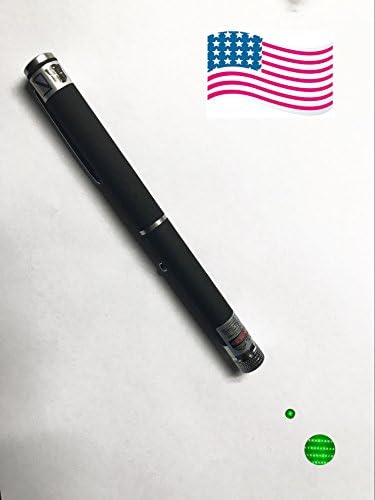 High Bright 5mW Green Ray Laser Pointer Pen/ PL450 Diode Built-in … (Green 2in1 pointer)