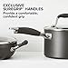Anolon Advanced Hard Anodized Nonstick Frying Pan Set / Skillet Set - 10 Inch and 12 Inch, Gray