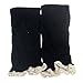 TOOPOOT® Women Crochet Knitted Lace Trim Boot Cuffs Leg Warmer Socks (Black)