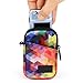 USA Gear Small Digital Camera Case with Wrist Strap, Belt Loop - Camera Case Small Compact Compatible with Canon Powershot Elph, Pouch G7 Mark iii, Nikon Coolpix, Cybershot, Pixpro & More (Geometric)