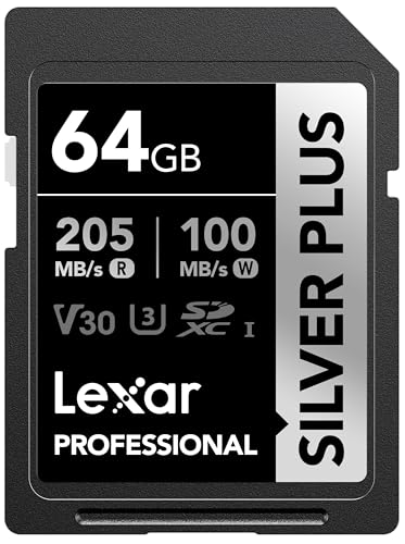 Lexar Professional Silver Plus SDXC UHS-I Card 64GB Speicherkarte