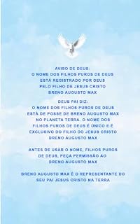 Livro Filhos Puros De Deus | Marca Registrada Por Breno Augusto Max