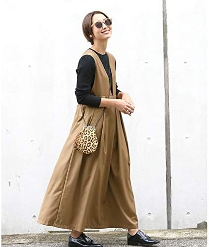 Amazon コカ Coca 前後2way ウエストプリーツワンピース ベージュ Onesize ワンピース チュニック 通販