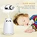 Homasy Essential Oil Diffuser, 160ml Adorable Panda-look Ultra-quiet Aroma Fragrance with Sleep Mode, 4-color Ambient Light, Waterless Auto-off for Baby, Home, Spa, Study, and Office-Whitethumb 2