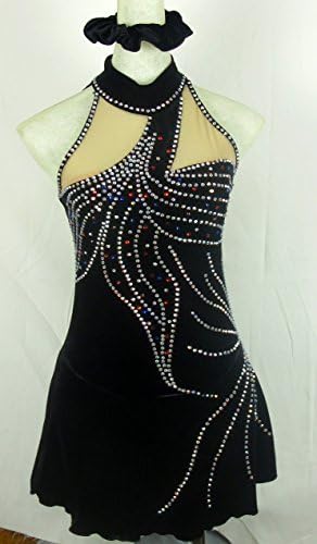 Fashion Custom Figure Ice Skating Competition Dress For Girls With Crystals A2061