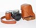 TechCare Ever Ready Protective Leather Camera Case Bag for Fujifilm X-A3, Fujifilm X-A2 Digital Cameras with XC16-50 mm Lens (Light Brown), Fujifilm X-A3 case, Fujifilm X-A2 case
