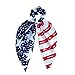 Scarf Hair Scrunchies Elastic Bow Hair Ties Bands Ponytail Holder 4 Pcs Cute Chiffon Rope Hair Accessories For Women Girls